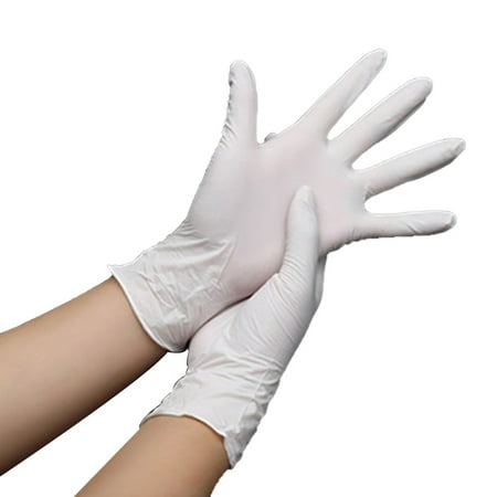 

Zoiuytrg 100Pcs Disposable Nitrile Gloves - M/L/XL