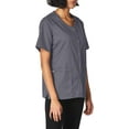 thumbnail image 2 of WonderWink WonderWORK 200-Women's Short Sleeve Snap Front Top, 2 of 4