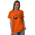 thumbnail image 3 of Funny Cute Witchy Halloween Bats Women's Plus Size Graphic Tee Brisco Brands 2X, 3 of 4