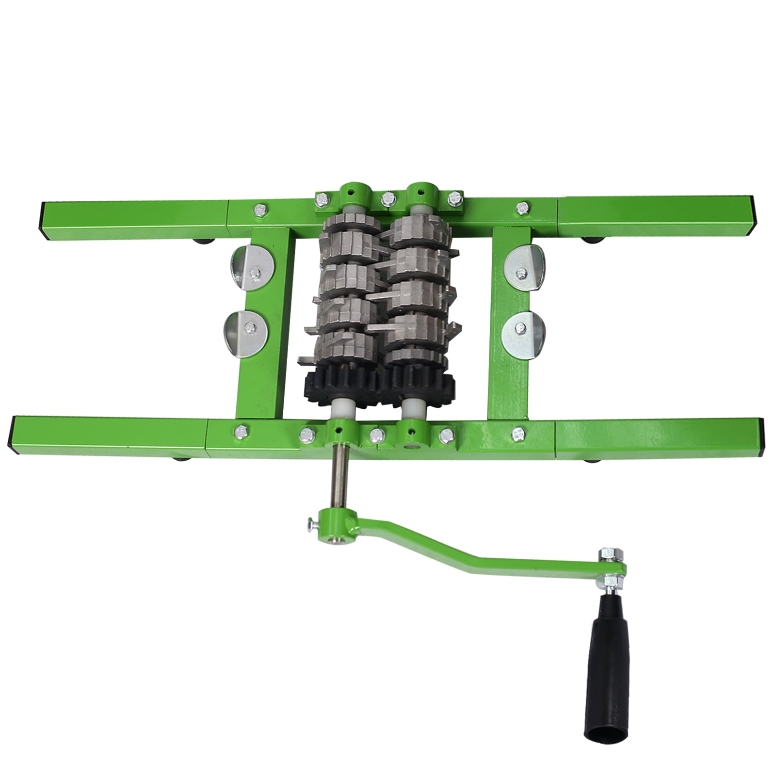 Fruit Crusher, 7 L/1.8 Gallon Manual Juicer Grinder, Heavy Duty Stainless Steel Manual Fruits Vegetables Berries Grape Crusher Grinder, Portable Fruit Scratter Pulper for Wine and Cider Pressing