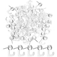 thumbnail image 3 of 50 piezas Push Pin ganchos Cabezas de plástico Tachones de pulgar ganchos Pastura de empuje de tablero de corcho para colgar, 3 of 6
