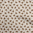 thumbnail image 1 of oneOone Georgette Viscose Brown Fabric Utensils Cup Sewing Craft Projects Fabric Prints By Yard 42 Inch Wide, 1 of 4