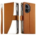 thumbnail image 1 of Funda cartera GANGXUN para Honor 400 5G , cuero PU con tarjetero, cremallera, correa de mano, soporte y protección 1328°, 1 of 6