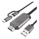 thumbnail image 1 of Cable Adaptador Para Teléfono A Tv, Tipo C/micro-usb A Hdmi-, 1 of 6