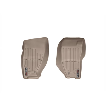 WeatherTech Custom Fit FloorLiners compatible with 2008-2012 Jeep Liberty - 1st Row (Driver & Passenger), Tan