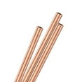 thumbnail image 1 of Tubo redondo de cobre Uxcell de 3 piezas, 3 mm de diámetro exterior, 0.5 mm de grosor, 200 mm de longitud, tubo recto para construcción/mecanizado/manualidades, tubo recto de metal, 1 of 1