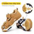thumbnail image 6 of Apakowa Toddler Sandals for Boys – Close Toe Kids Sandals with Hook & Loop Ages 9 Months – 5 Years, 6 of 7