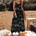 thumbnail image 2 of Motif Vélos Noir et Gris par andrea lauren Robe Sans Manches Robe d'Anniversaire pour Femmes Robe d'Été pour Femmes 2024, 2 of 4