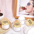 thumbnail image 4 of Plastic Portable Refillable Airless Pump Bottles Vacuum Press Container Travel Lotion Bottle Gold 6.3x8.4cm Capacity: 50ml(1.69fl. oz), 4 of 9