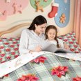 thumbnail image 5 of Manfei Xmas Winter Holiday 7-Piece King Bedding,Cute Santa Claus King Bed in a Bag,Xmas Reversible, 5 of 7