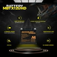 thumbnail image 5 of MBTX12UHD Motobatt 12V AGM Battery 200 CCA 14AH, 5 of 8