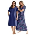 Dreams & Co. Women's Plus Size Petite Long TShirt Dress or Nightgown
