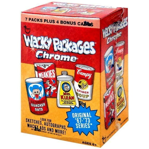 Wacky Packages 2014 Wacky Packages Chrome Trading Card Blaster Box