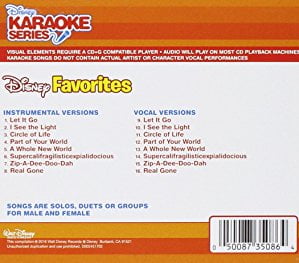Disney Karaoke Series Disney Favorites Various Cd Walmart