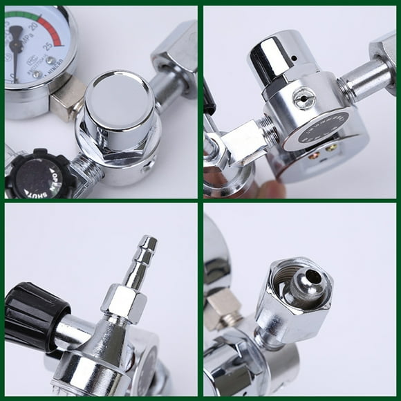 Amdohai 0-25Mpa Argon Regulator CO2 Mig Tig Flow Meter Gas Regulators Flowmeter Welding Weld Gauge Pressure Reducer