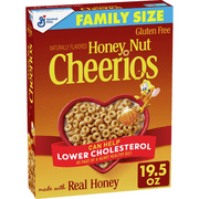 Honey Nut Cheerios Gluten-Free Breakfast Cereal, 19.5 oz