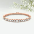 thumbnail image 6 of Diamond Tennis Bracelet | 7 Carat EGL Certified Lab Grown Diamond Bracelet Line 7" | 14K Rose Gold | Cecily Round Lab Diamond Tennis Bracelet | Prong Setting | FG-VS1-VS2 Quality | Friendly Diamonds, 6 of 7