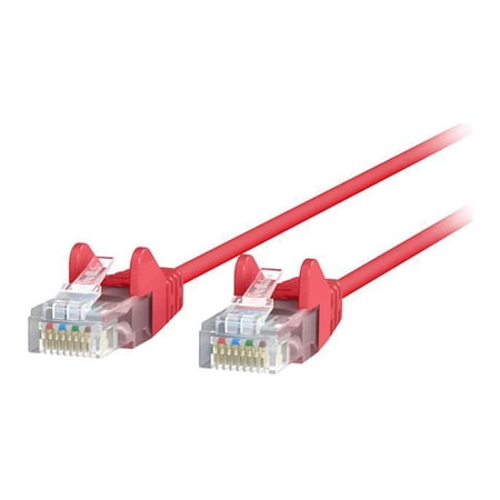 UPC: 0745883805549 | Belkin CE001B05-RED-S 5 ft. Cat 6 Red 28 AWG UTP Snagless Patch Network Cable