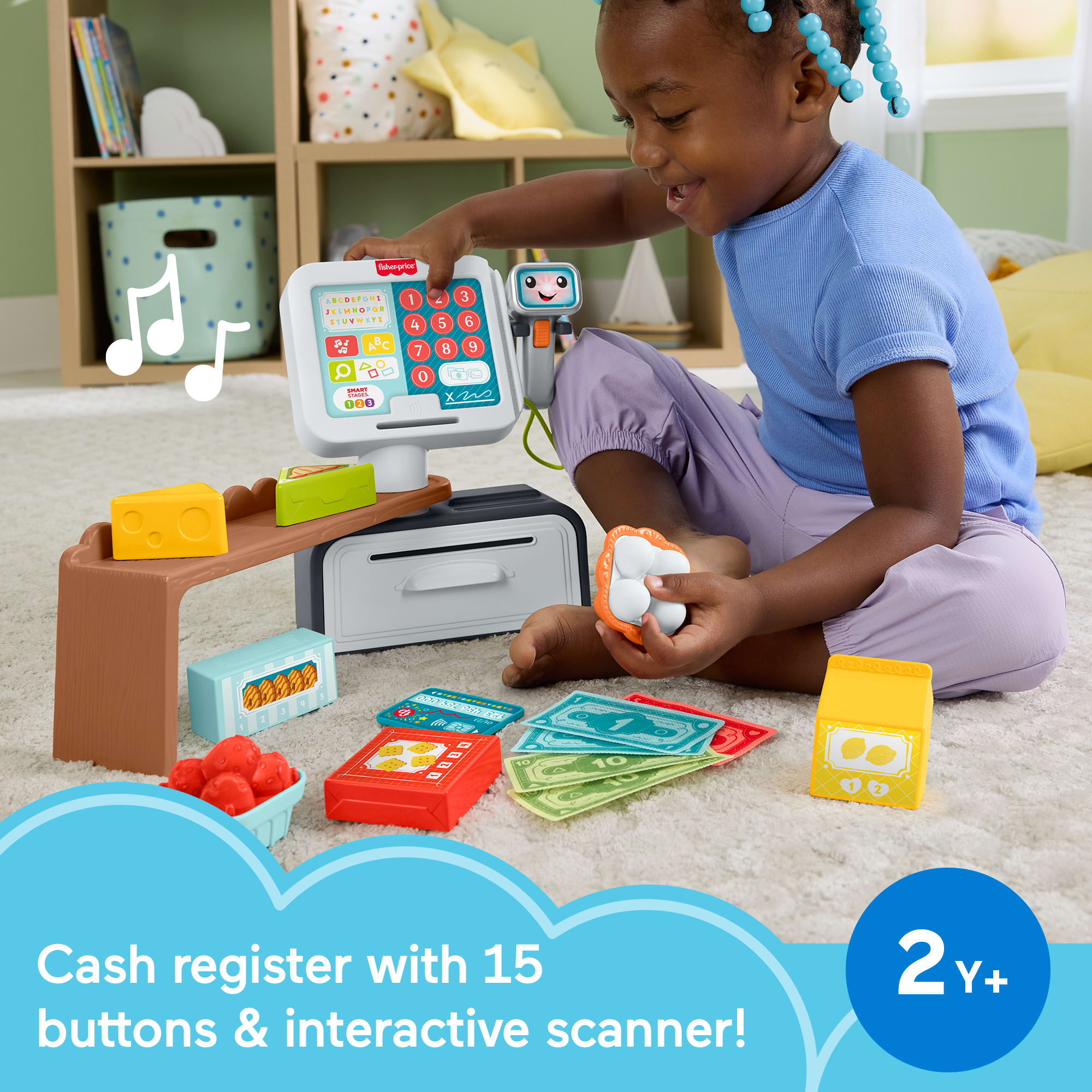 Fisher-Price Laugh & Learn Count & Shop Cash Register photo 2