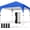 Blue, variant on 10x10 Pop Up Canopy Tent with Vent, Easy Set Up Tent, Instant Sun Shelter Canopy with Wheeled Bag, 4 Sandbags, 12 Stakes & 4 Ropes, for Parties, Beach, Outdoor, Black