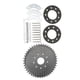 thumbnail image 4 of Sprocket de Cadena, Fit DirectO de Alta Resistencia 44 Sprocket de Dientes 9 Agujeros Rendimiento de la transmisorio Resistente Con El Kit de Montaje para 50CC 66cc 80cc Motor DE, 4 of 7
