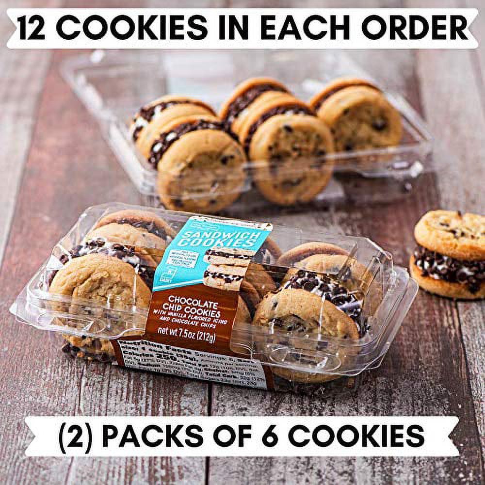 Our Specialty Chocolate Chip Sandwich Cookies With Vanilla Icing, Nut Free, 12 Cookies