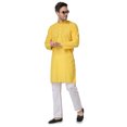 thumbnail image 5 of Royal Kurta Men's Cotton Chikankari Work Kurta Churidaar, 5 of 6