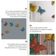 thumbnail image 5 of Arte de pared de mariposa de Metal, decoración de pared de mariposa rústica de hierro 3D, escultura de pared inspirada, decoración colgante de mariposa para el patio del jardín del hogar JFHHH pequeña, 5 of 5