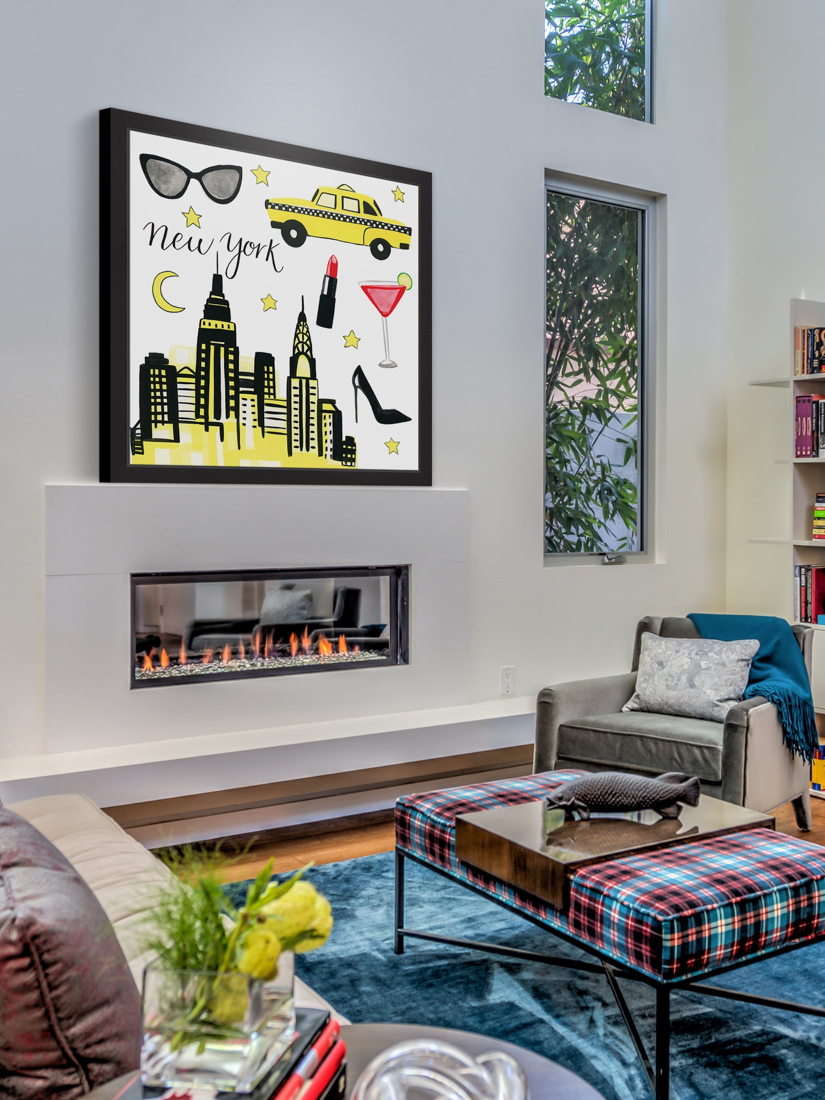 "NYC Chic" Framed Painting Print