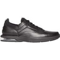 thumbnail image 2 of Men's Rockport Howe Street Lace Up Sneaker Black Leather/Black Outsole 9 W, 2 of 5