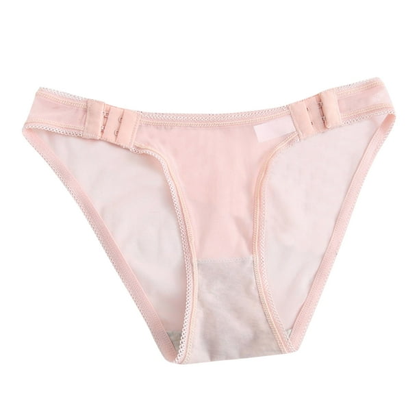 B91xZ Women's Brief Underwear Classic Cotton Brief Underwear,  Moisture-Wicking,S Beige