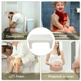 thumbnail image 3 of OUNONA  PP White Toilet Step Stool for Easier Bowel Movements, 3 of 7