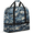 Multicolour 4, variant on Outer Space Rocket Planets Foldable Travel Duffel Bag for Women Men, Gym Tote Bags with Shoe Compartment, Waterproof Carry On Weekend Overnight Bag