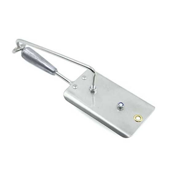 Stainless Steel Fishing Trolling Diving Board, Adjustable Depth Control Planer for Artificial Bait, Portable Downrigger Alternative for Saltwater and Freshwater Trolling(1# 12cm/80.8g)