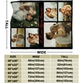 thumbnail image 3 of Custom Blanket with Photos Customized Blanket Personalized Blanket Gifts for Mom, Dad,Christmas, Birthday(1-Photo, 72 * 54in), 3 of 6