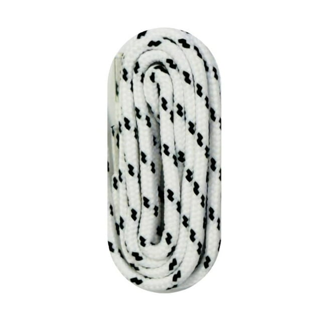 Cordones Kiwi Sport Athletic redondos en blanco y negro, 137 cm