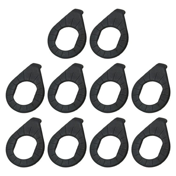 Arkzeo 10 Pcs Bike Nut Hub Bikes Wheel Washers Kit Fixed Safety Flange Cycling Fasten-Tools E-Bike Bicycle Accessories Washer M8/M10 10Pcs M8 Black