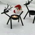 thumbnail image 2 of Holidays Reindeer Tea Light Holder Set of 6 Christmas Tea Light Holder Table Candles Holder Metal Tea Light Stands for Table/Mantle/Fireplace, 2 of 7