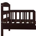 Baby Relax Jackson Kids Wood Toddler Bed with Safety Guardrails