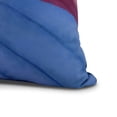 thumbnail image 2 of Simply Daisy, 20" x 20" Boat Bow Center, Geometric Print Outdoor Pillow, Royal Blue, 2 of 2