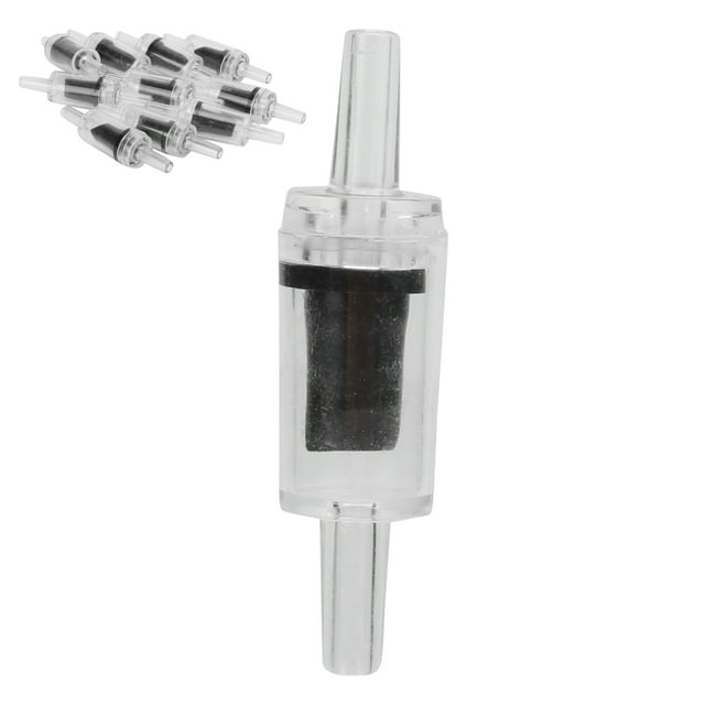 10PCS Plastic NonReturn Check Valve For Fish , Durable, Easy To Install, Fits Standard Aquarium Airline Tubing, Effective