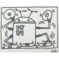 thumbnail image 3 of Keith Haring "DJ84, 1983" CUSTOM FRAMED Print Generic, 3 of 4