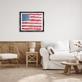 thumbnail image 2 of Stupell Industries Pledge of Allegiance American Flag Calligraphy Pattern Graphic Art Jet Black Floating Framed Canvas Print Wall Art, Design by Mindy Sommers, 2 of 6