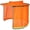 orange, variant on Slccxzc Hard Hat Neck Shade with Reflective Strip High Visibility Sun Visor for Outdoor Construction Work (Hard Hat Not Included)