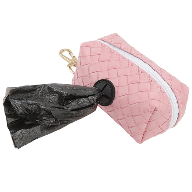 Spptty Distributeur de Sacs à Ordures pour Chien, Support de Sac à Crottes à Grande Capacité avec Fermeture Éclair pour Chiens pour Extérieur