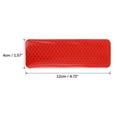 thumbnail image 4 of 6pcs Red Rear Bumper Reflector Reflective Sticker Warning Tape 12 x 4cm for Car Auto, 4 of 6