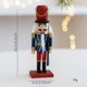 thumbnail image 3 of 16CM Wooden Nutcracker Ornament Soldier Figure Christmas Tree Pendant Office Table Xmas Decor Statues Gifts For Friends Kid, 3 of 5