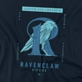 thumbnail image 2 of Harry Potter Ravenclaw Clever and Creative Unisex Adult Canvas Brand T Shirt, Navy, X-Large, 2 of 3