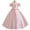 Light pink, variant on Elegant Princess Dress up Birthday Party Christmas Costume for Toddler Girls