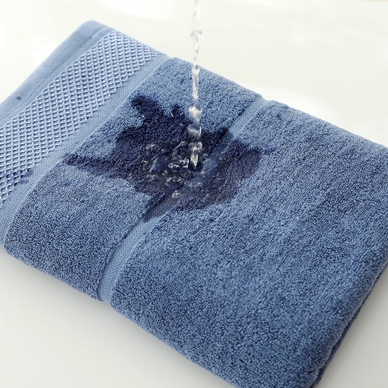 Under $5 Clearance! Bath Towel, InsCrazy 100% Cotton Towel, Thick and Soft, Quick Dry, Highly Absorbent Household Towel for Bathroom, Sport, Wash Face, Large Gift Hand Towel